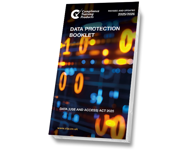Product image showing data protection booklets
